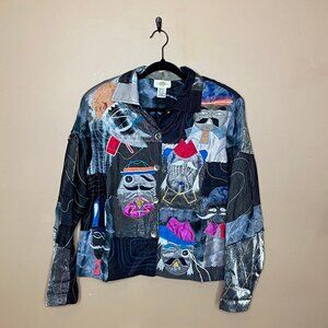 UNREAL Artistic Sandy Starkman Silk Jacket